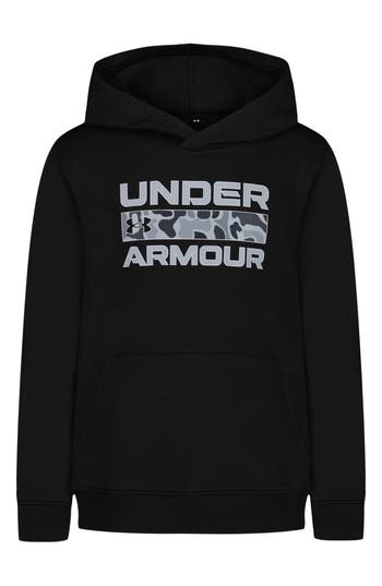 Under Armour Kids' Frog Graphic Hoodie In Black