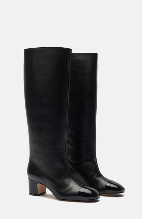 ロングブーツ SCAROSSO FW22 Lauren Black (LAURENBOOTBLACALF) Lauren Black Boots for Women | Scarosso®