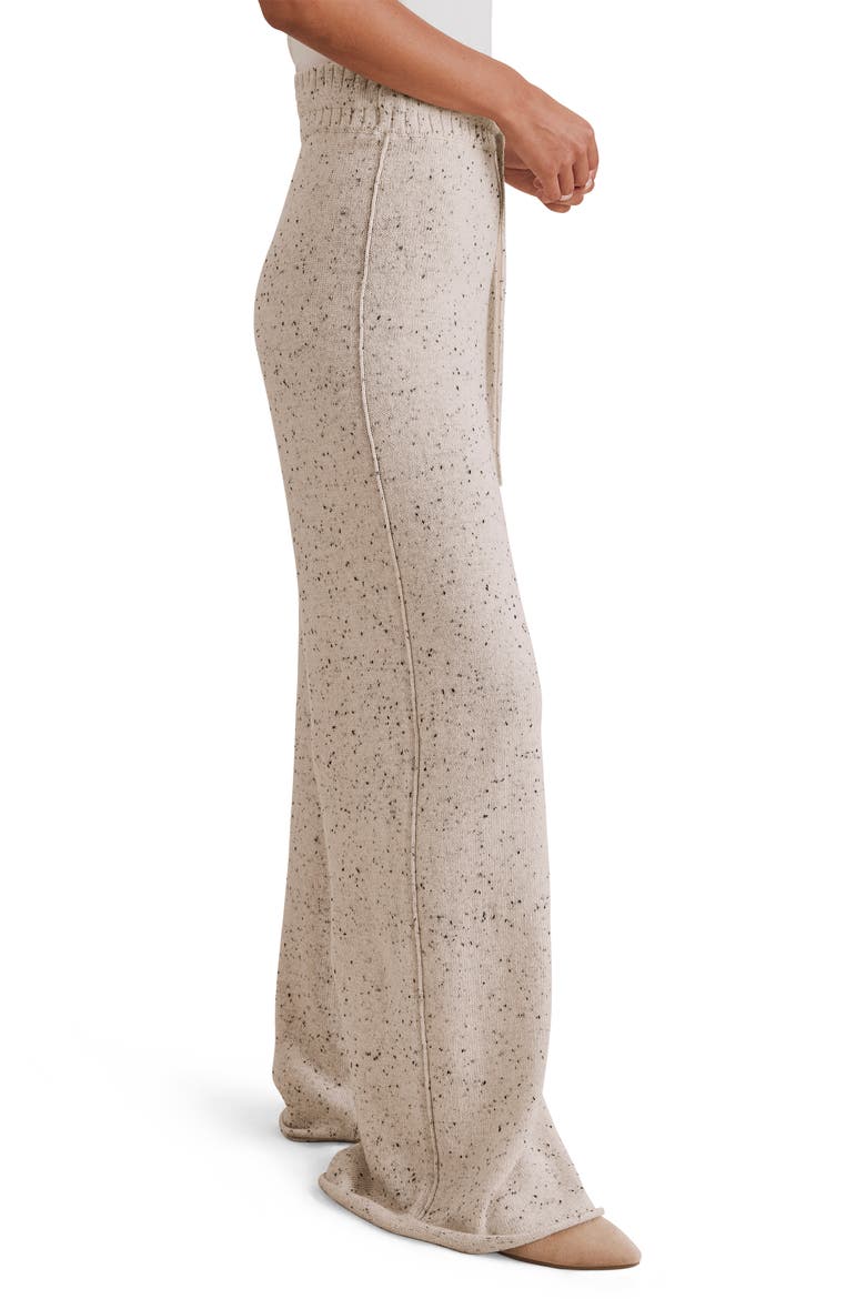 Haven Tie Waist Sweater Pants, Alternate, color, PALE OAK BEIGE HEATHER