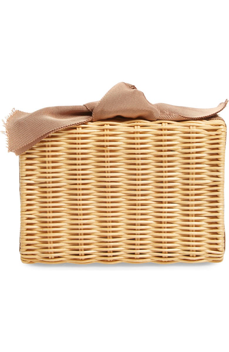 Pamela Munson The Pearl Raffia Clutch, Main, color,