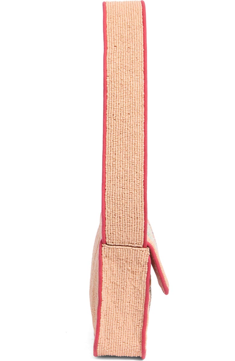Collection XIIX Beaded Canned Sardines Shoulder Bag, Alternate, color, Coral