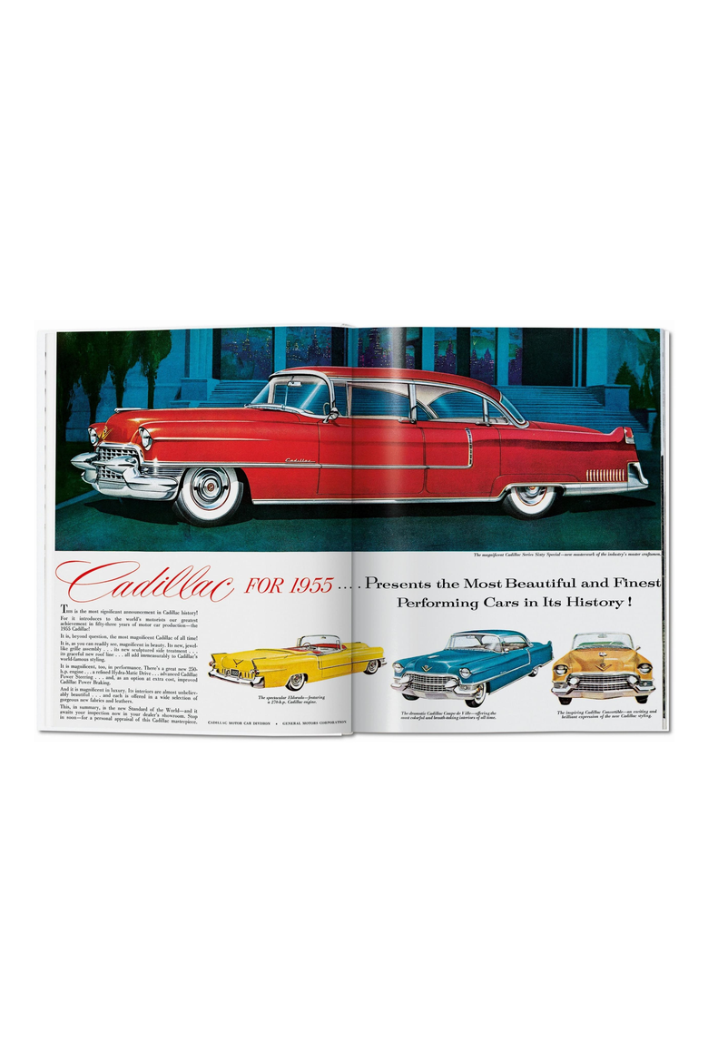 AllAmerican Ads of the 50s English French German Book, Alternate, color, multicolor