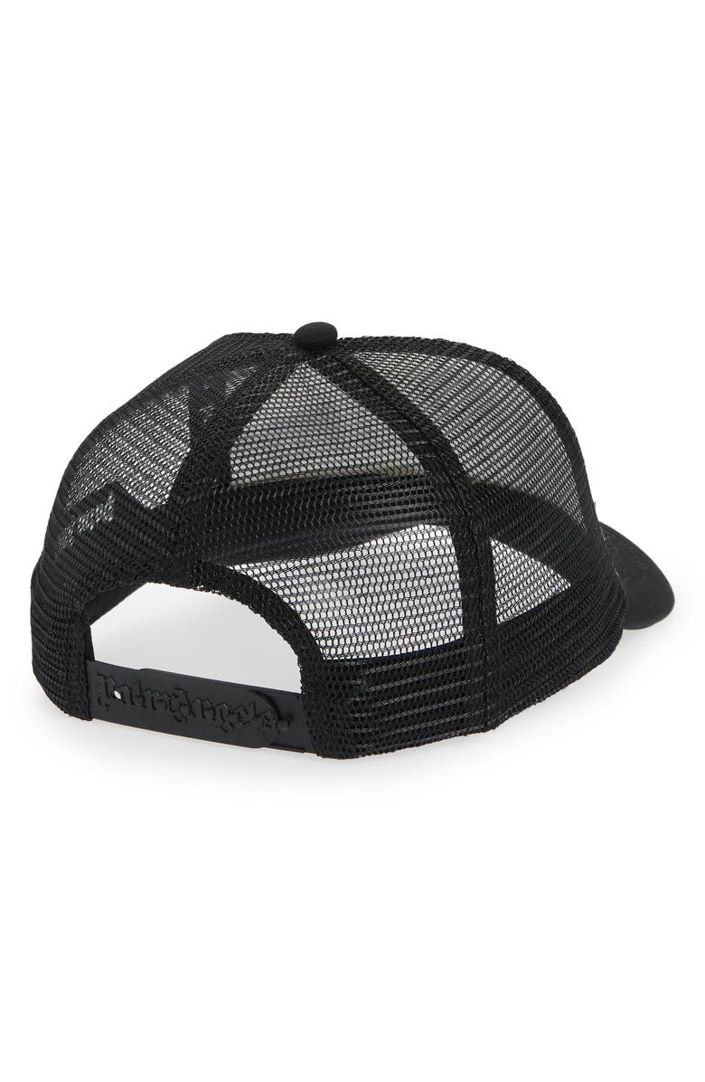 Palm Angels Men's Embroidered Parrot Trucker Hat, Alternate, color, 