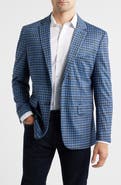 DANIEL HECHTER Blue Check Knit Sport Coat