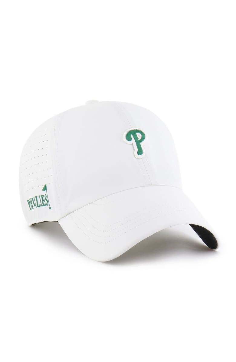 '47 Men's '47 White Philadelphia Phillies Elevated Greens Clean Up Adjustable Hat, Main, color, White