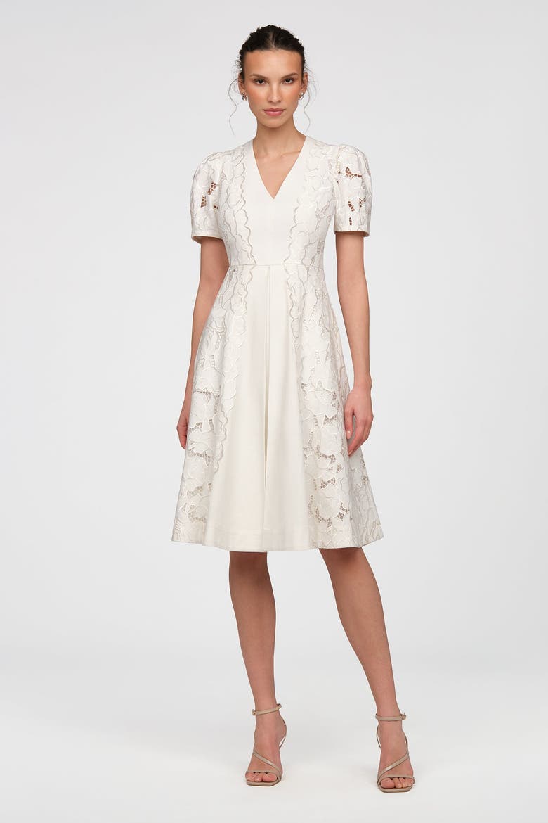 Amal Linen Dress, Main, color, White