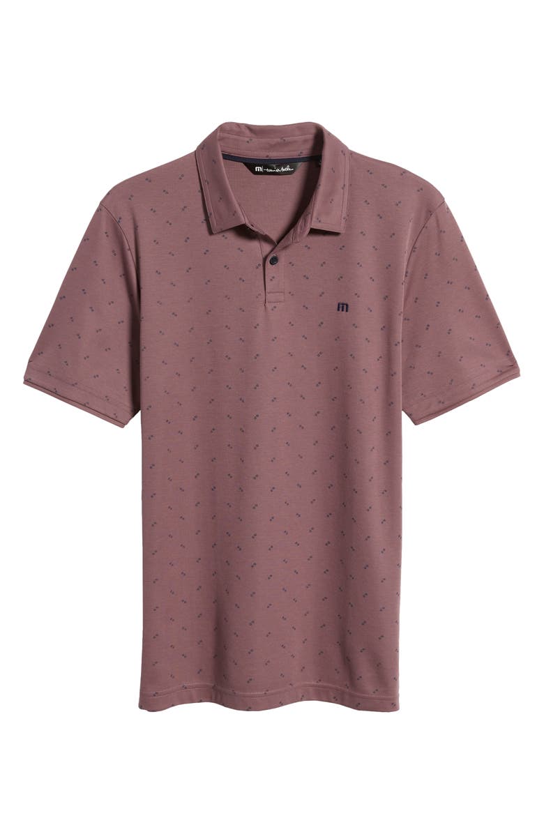 TravisMathew Tourism Neat Piqué Polo, Alternate, color, Flint