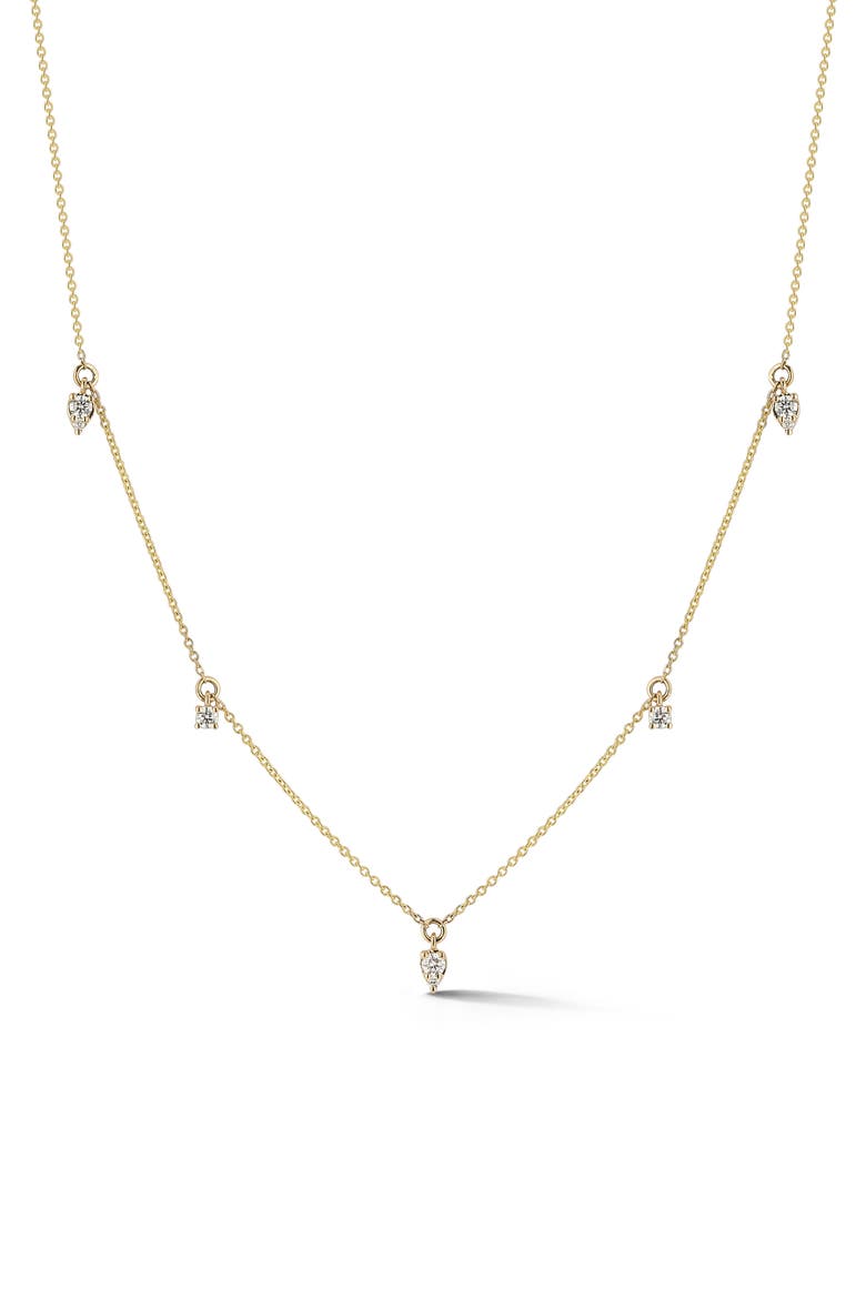 Sophia Ryan Diamond Charm Necklace, Main, color, YELLOW GOLD