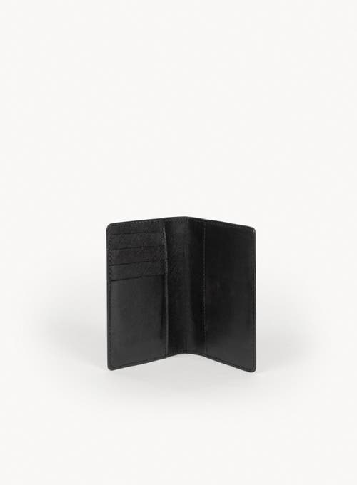 Deux Mains Operators Passport Cover In Black