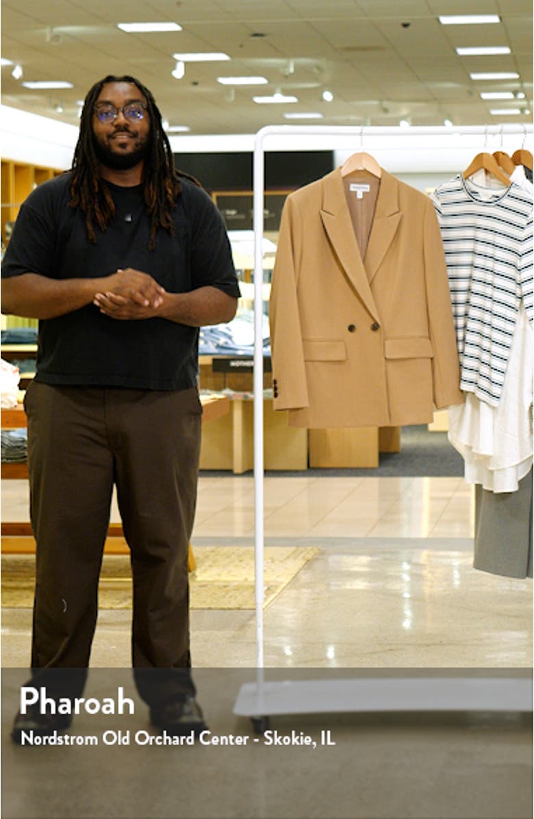 Double Breasted Peak Lapel Blazer, sales video thumbnail