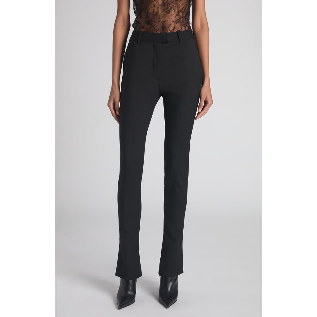 Alexander Mcqueen Mcqueen Wool Stretch Gabardine Skinny Trousers In Black