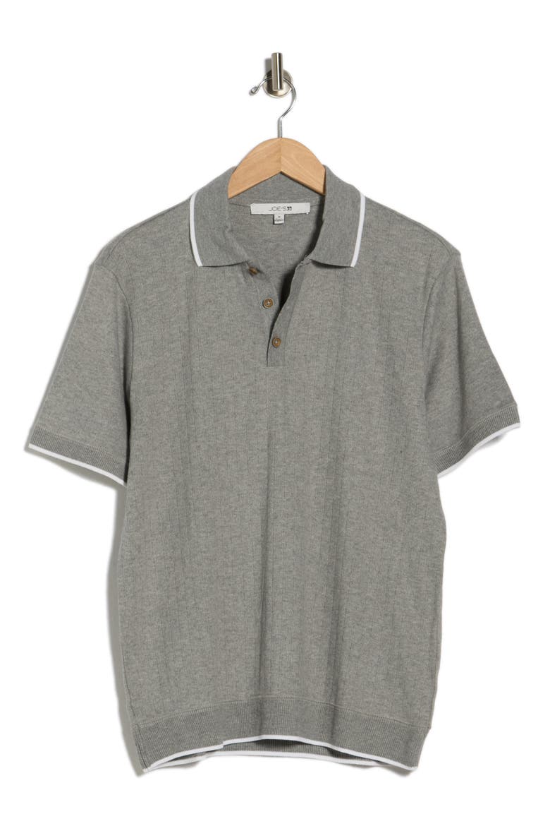 Rib Polo, Alternate, color, CLOUDBURST