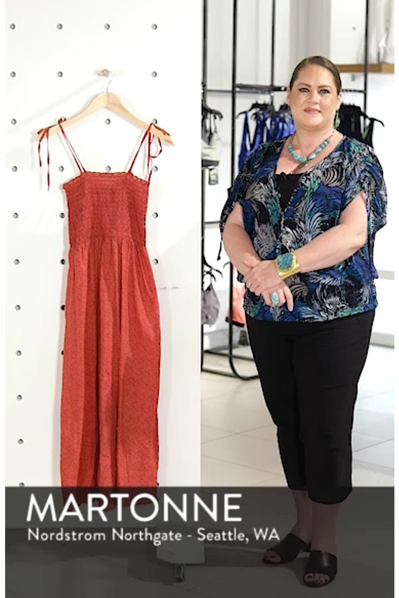 Ditzy Shirred Swim Cover-Up video