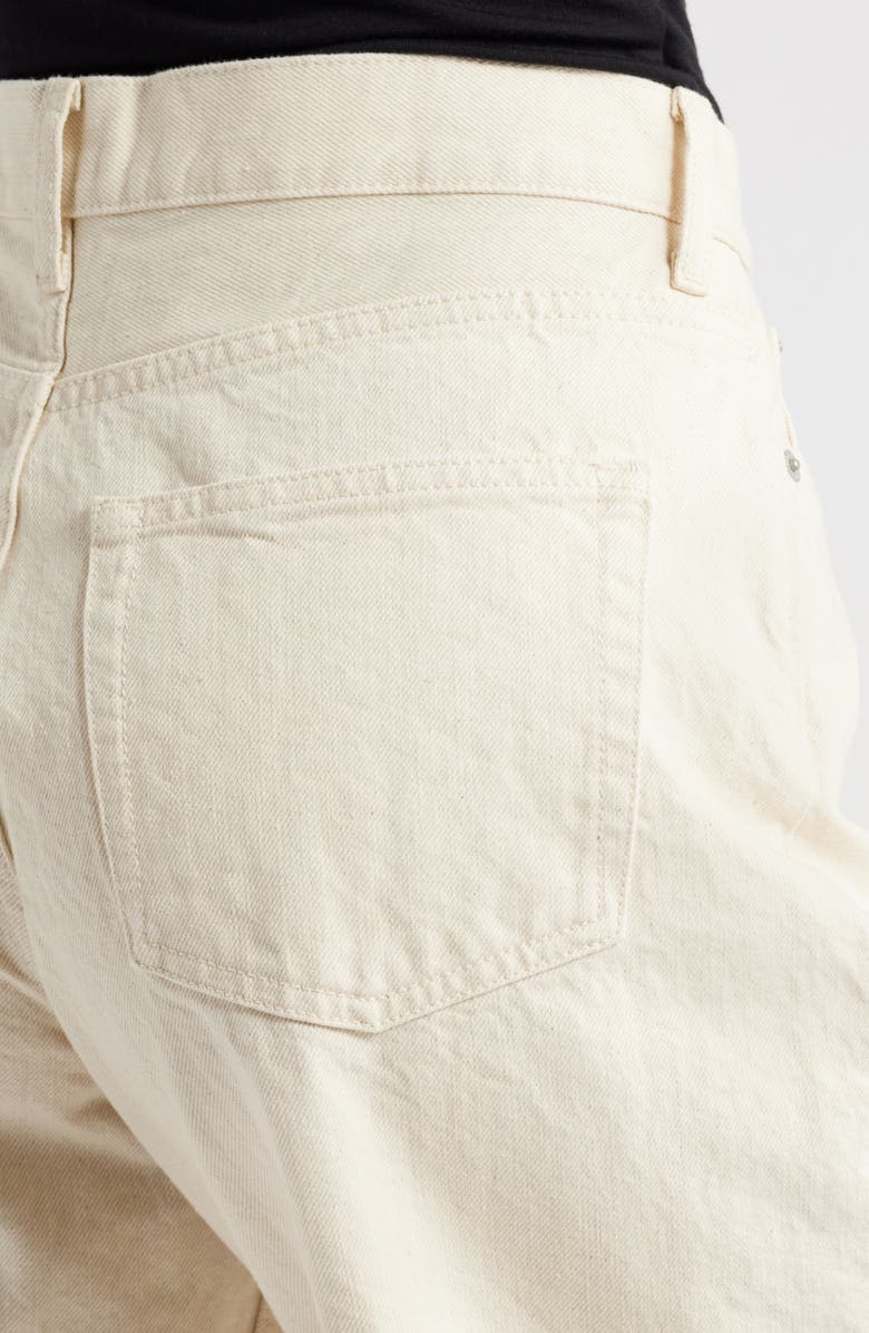 COS High Waist Cuffed Straight Leg Jeans, Alternate, color, Beige Dusty Light