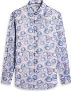 Bugatchi Julian Shaped Fit Cotton Button-Up Shirt