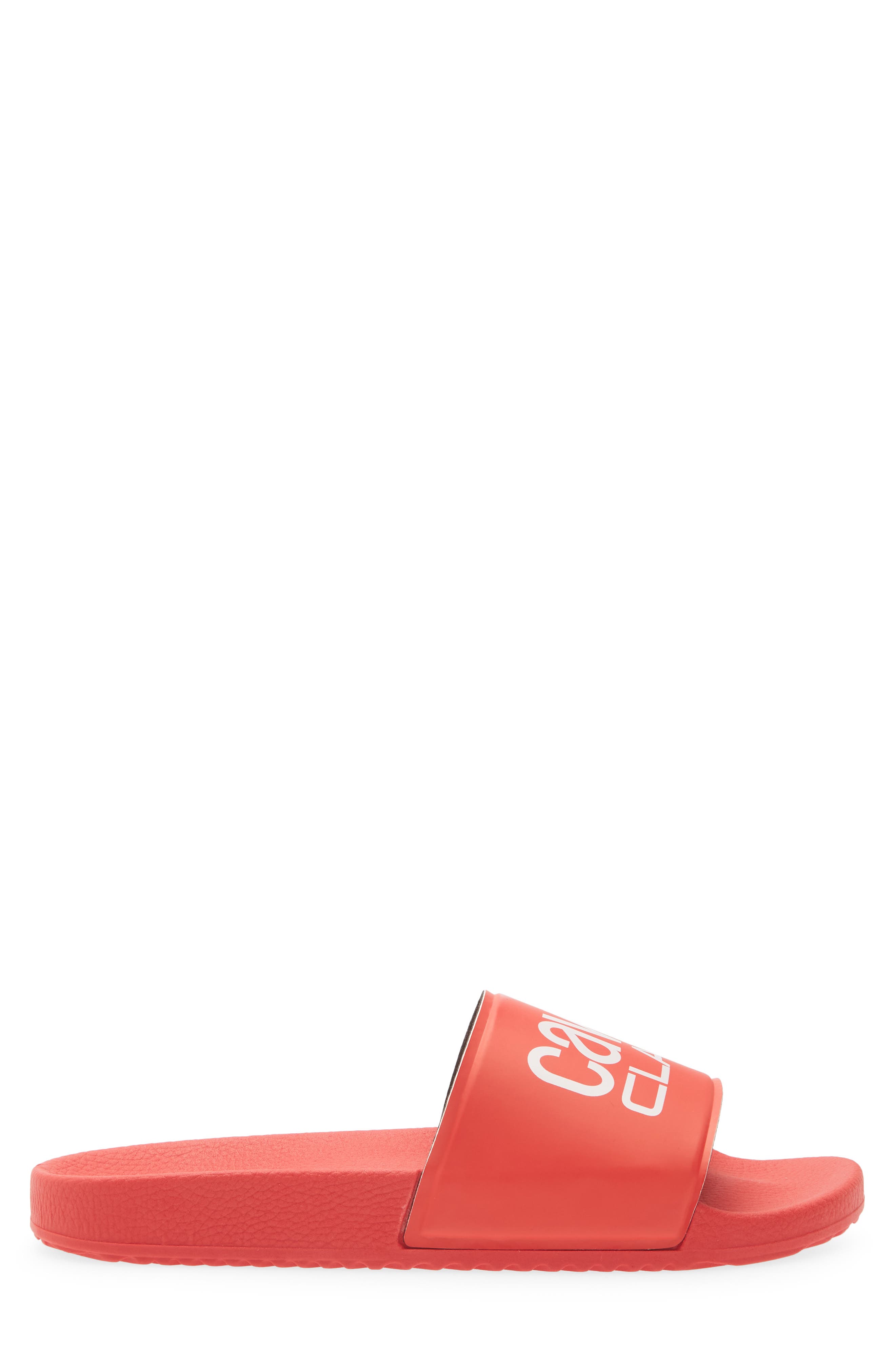 Roberto Cavalli Pool Slide Sandal, Alternate, color, Red