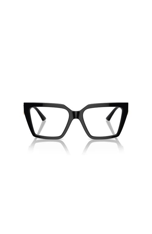 Jimmy Choo 52mm Cat Eye Optical Glasses In Black