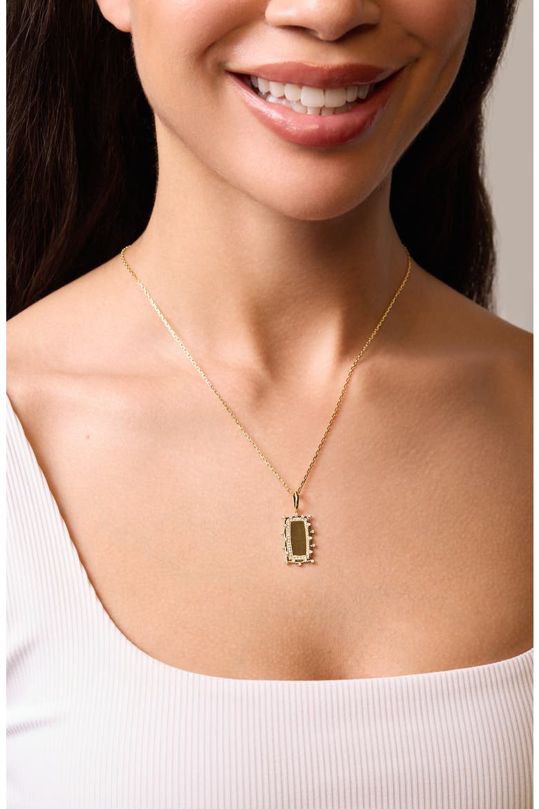 Kiera Diamond Pendant Necklace, Alternate, color, 18K WHITE GOLD