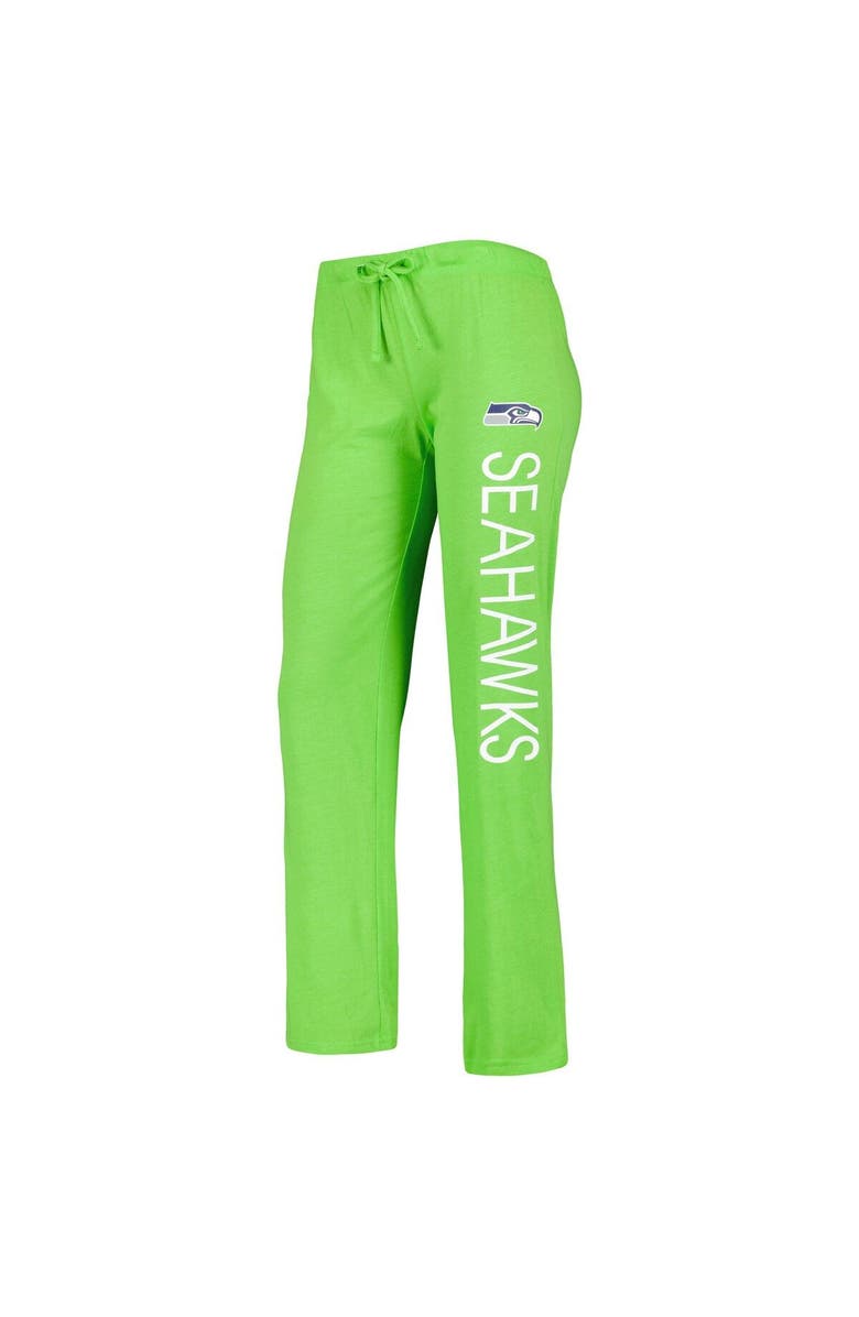 CONCEPTS SPORT Women's Concepts Sport Neon Green/College Navy Seattle Seahawks Muscle Tank Top & Pants Sleep Set, Alternate, color, Neon Green