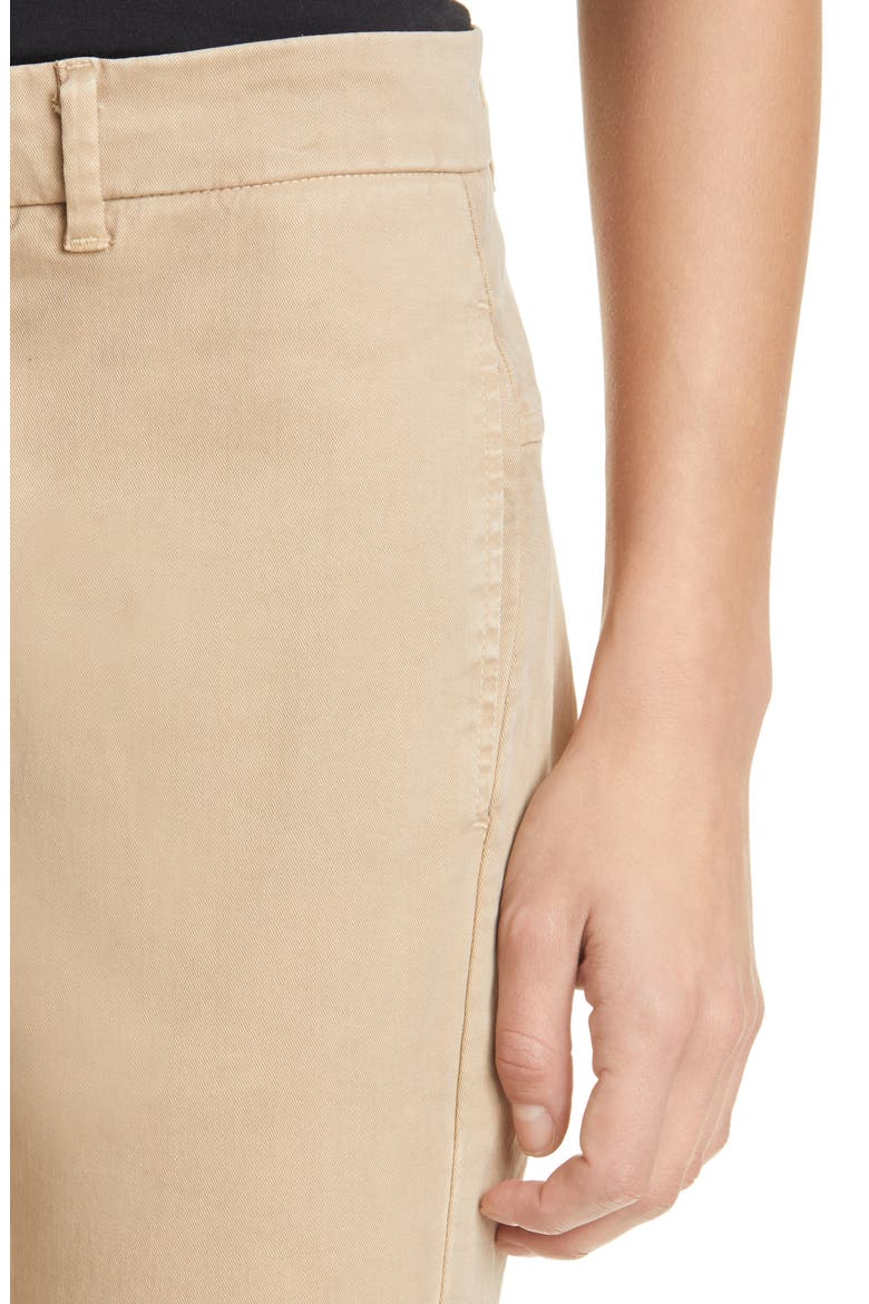 Tel Aviv Stretch Cotton Crop Pants, Alternate, color, DESERT SAND
