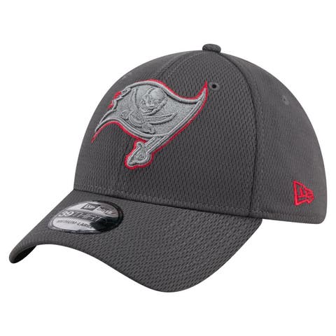 Men's New Era Graphite Tampa Bay Buccaneers  Main 39THIRTY Flex Hat