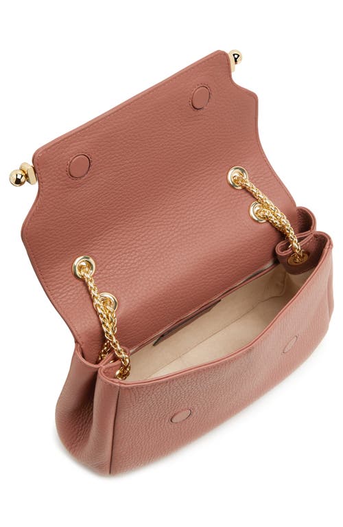 Strathberry Mini East/west Leather Soft Crossbody Bag In Sienna
