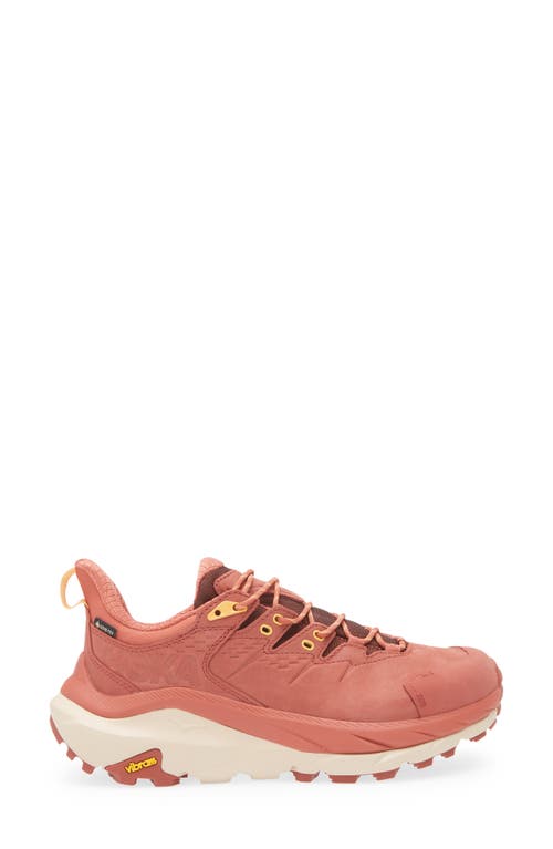 Hoka Kaha 2 Gtx Gore-tex® Waterproof Trail Running Shoe In Hot Sauce/shifting Sand