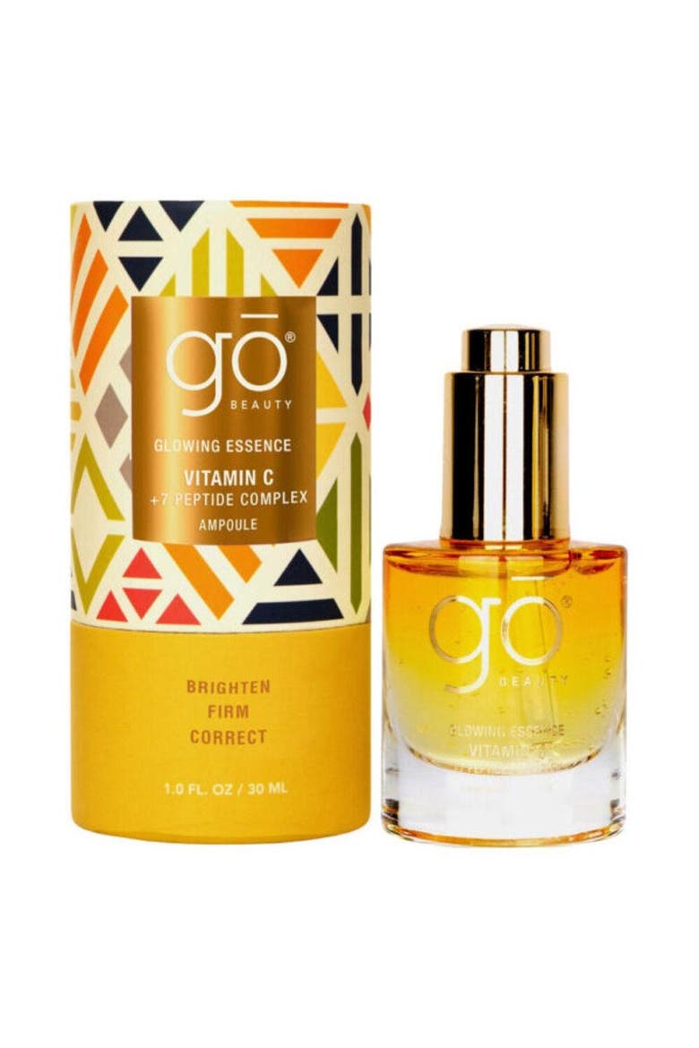 GLOWING ESSENCE - Vitamin C + 7 Peptides Complex, Day Serum 1oz, Main, color, None