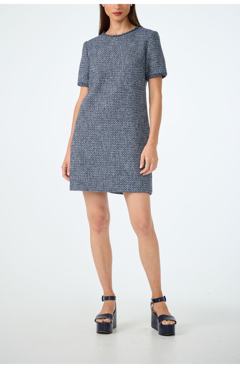 Trina Turk Akara Tweed Shift Dress, Main, color, Multi