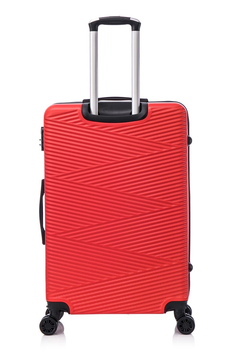 Avenza Hardshell 3-Piece Spinner Luggage Set, Alternate, color, RED