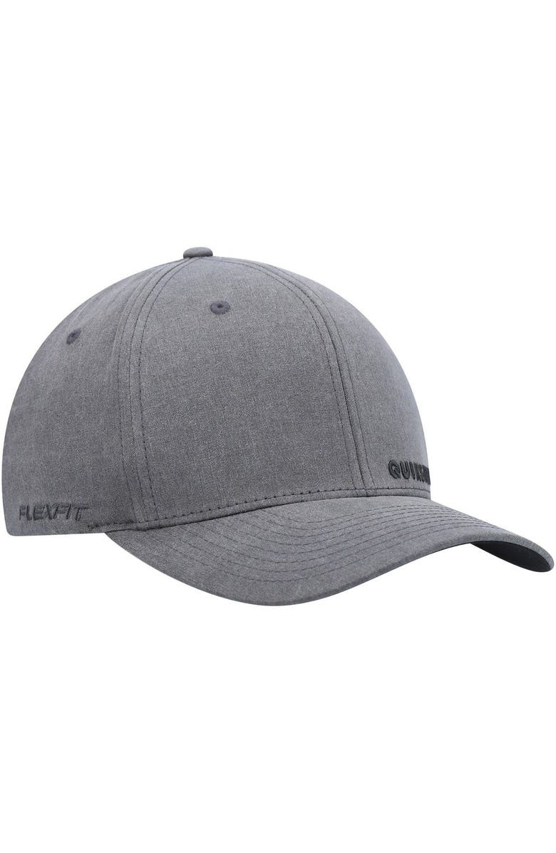 Quiksilver Men's Quiksilver Heathered Black Sidestay Flex Hat, Alternate, color, 