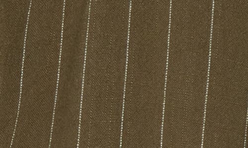 Renee C Stripe Tie Front Peplum Top