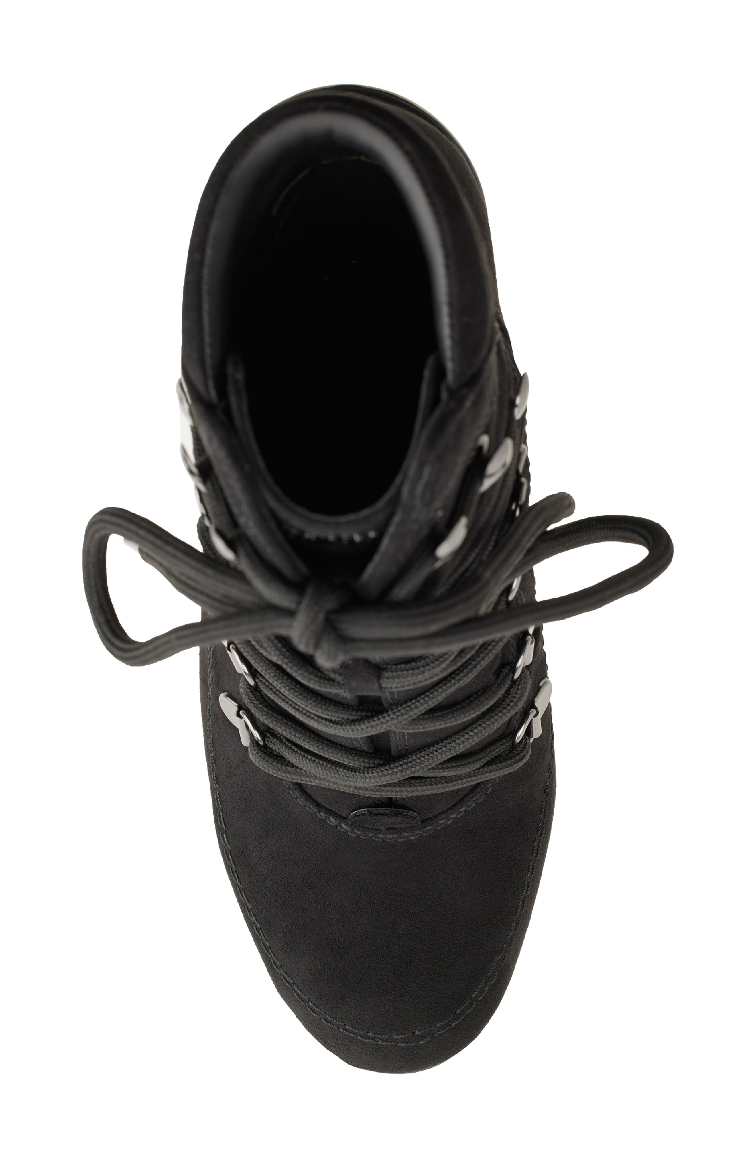 DKNY Linni Lace-Up Platform Bootie, Alternate, color, 