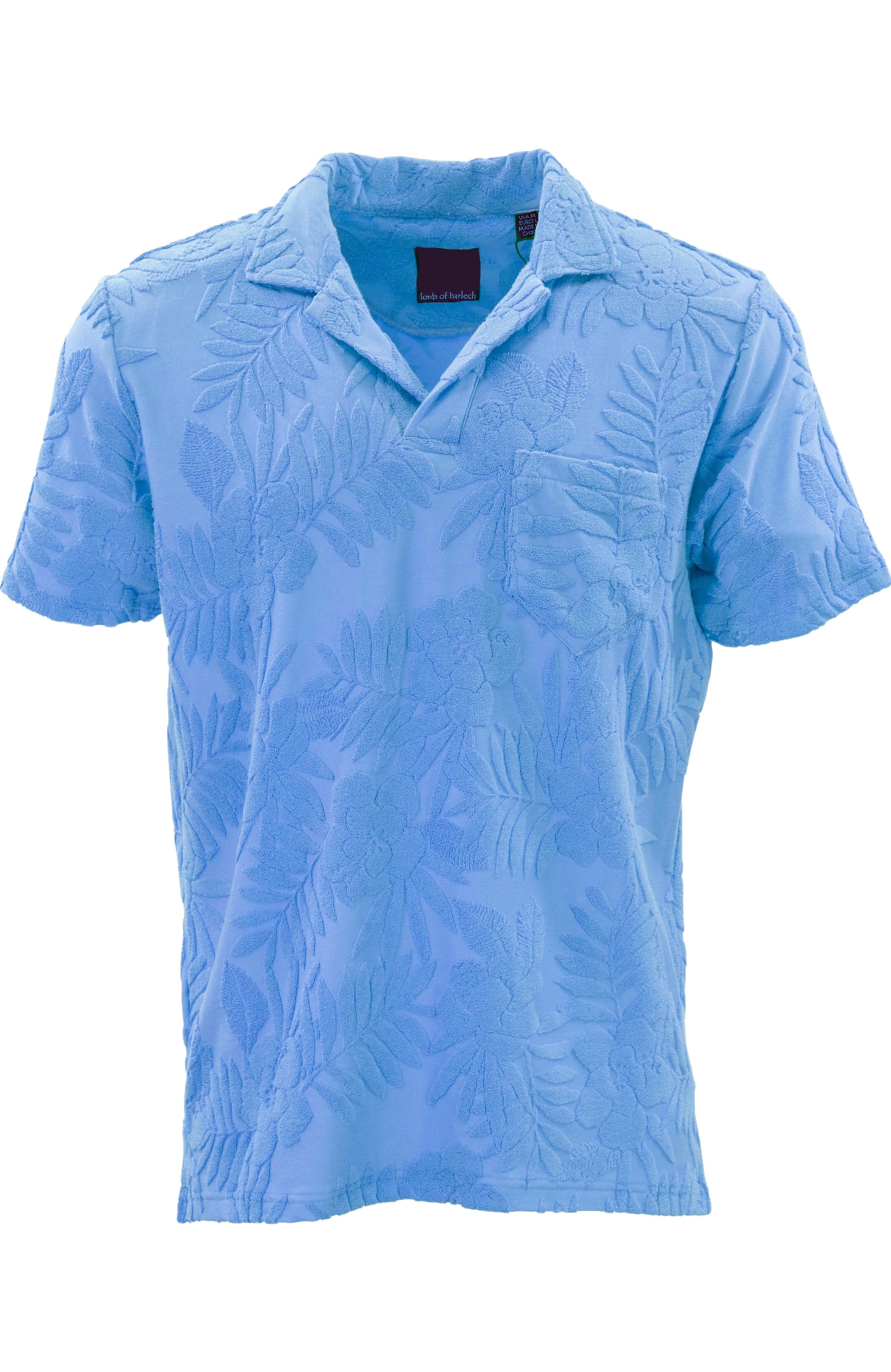 selected Farm Floral Terry Blue