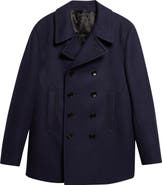 TOM FORD Soft Wool Felt Peacoat