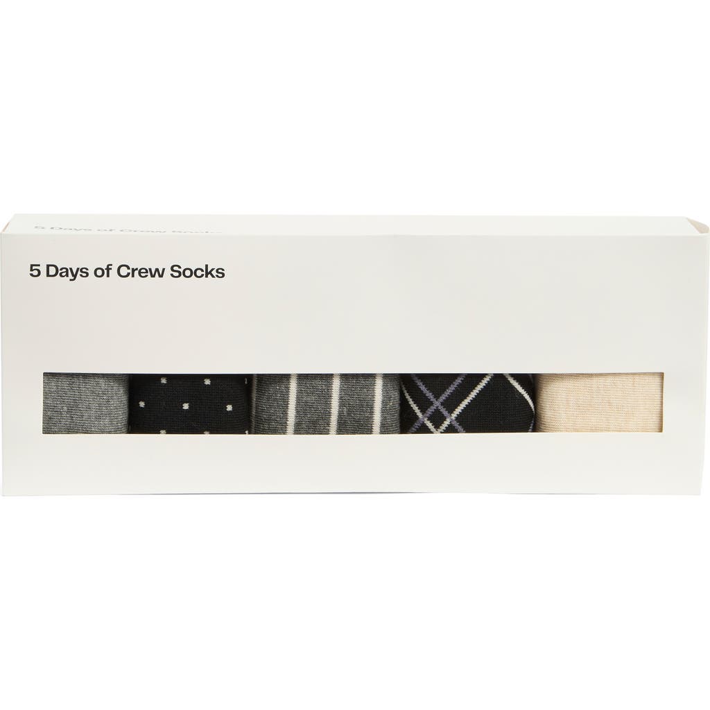 Nordstrom Rack 5-pack Dress Socks In Multi