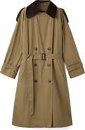 MANGO Double Breasted Trench Coat