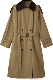 MANGO Double Breasted Trench Coat