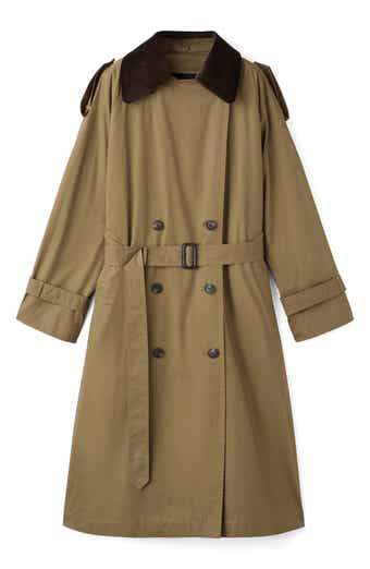 MANGO Double Breasted Trench Coat