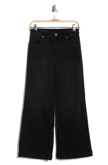 Kut From The Kloth Ariana High Waist Wide Leg Jeans In Black