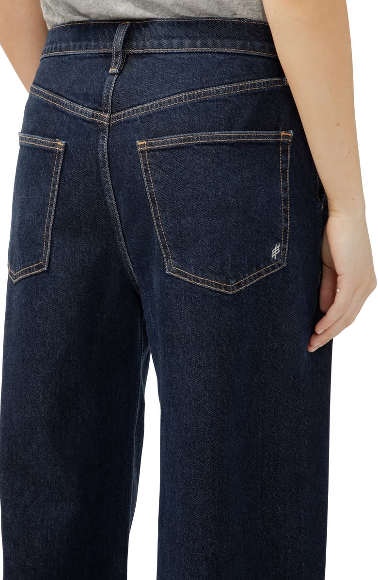 Silver Jeans Co. Pleated High Waist Wide Leg Trouser Jeans, Alternate, color, Amelia