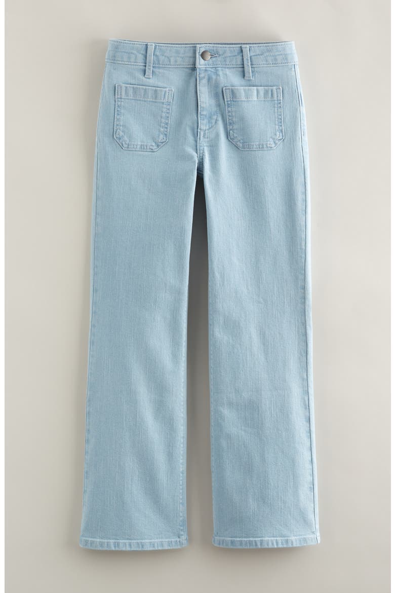 Kids' Straight Leg Jeans, Main, color, LIGHT AQUAMARINE WASH