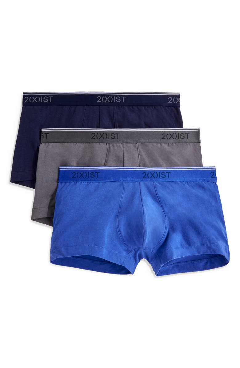 2(x)ist Assorted 3-Pack No-Show Trunks, Main, color, 