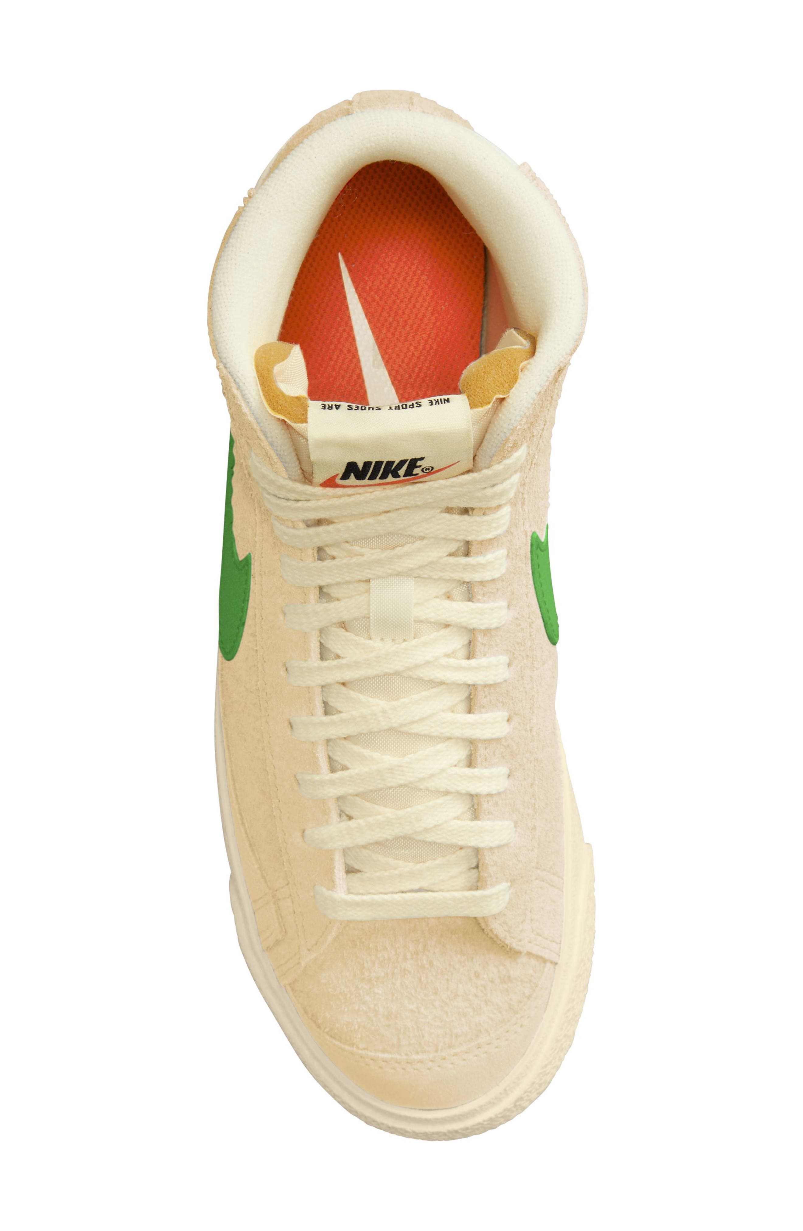 Nike Blazer Mid '77 Vintage Sneaker, Alternate, color, Muslin/ Coconut/ Green