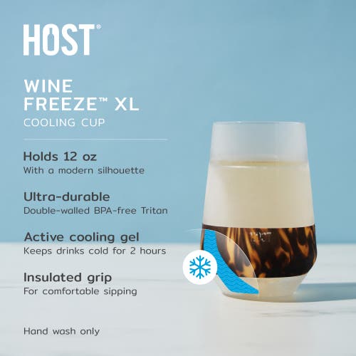 Host Wine Freeze Xl Cooling Cup In Tortoise