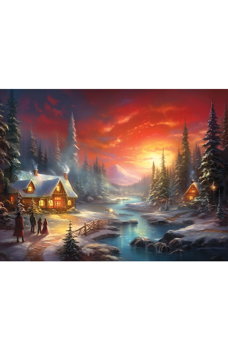 Sunsout Holiday Scene 500 piece Jigsaw Puzzle for Adults, Alternate, color, Multicolor