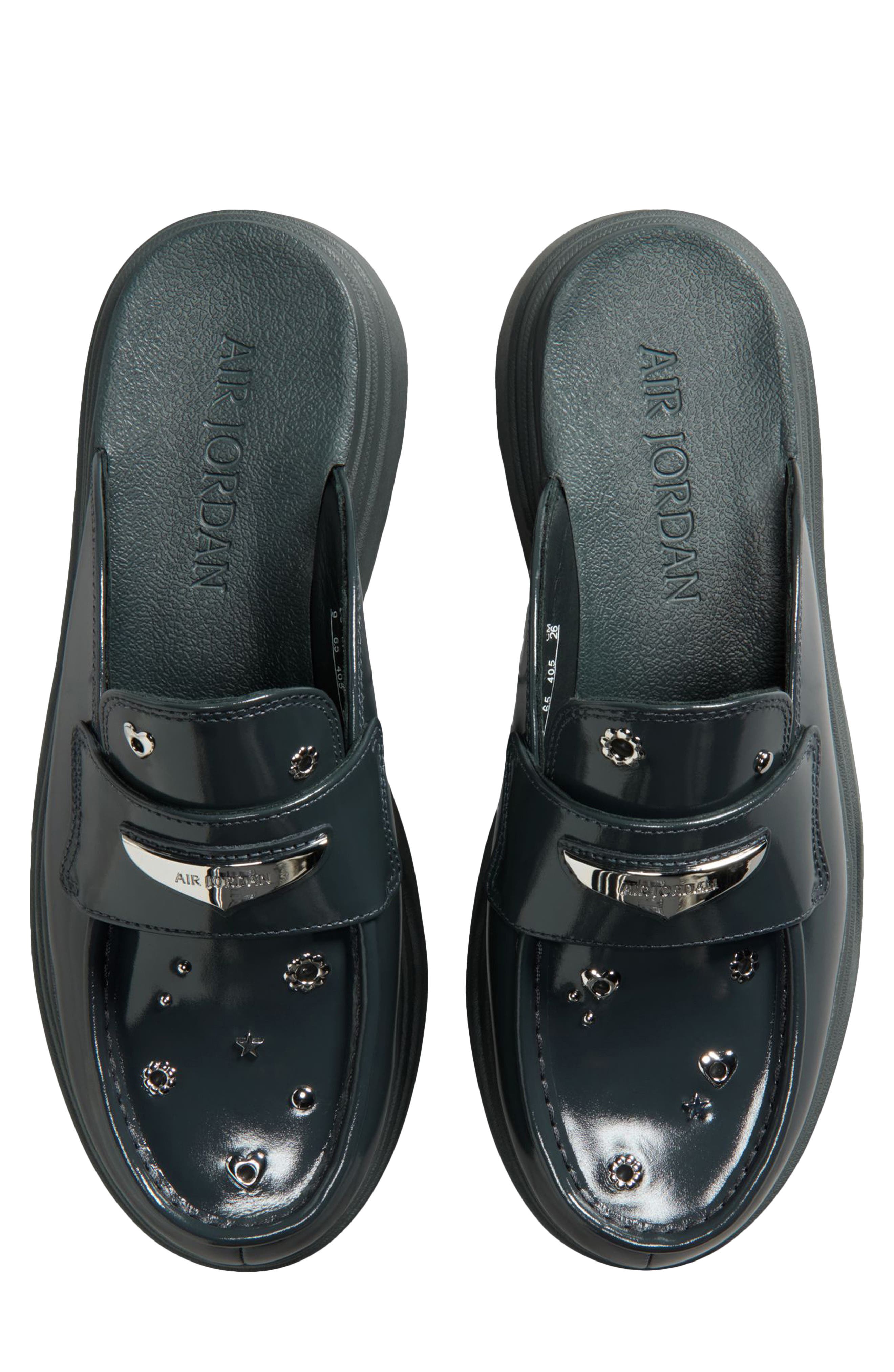 Jordan Air Jordan Mule SE Platform Loafer Mule, Alternate, color, Anthracite/ Metallic Silver