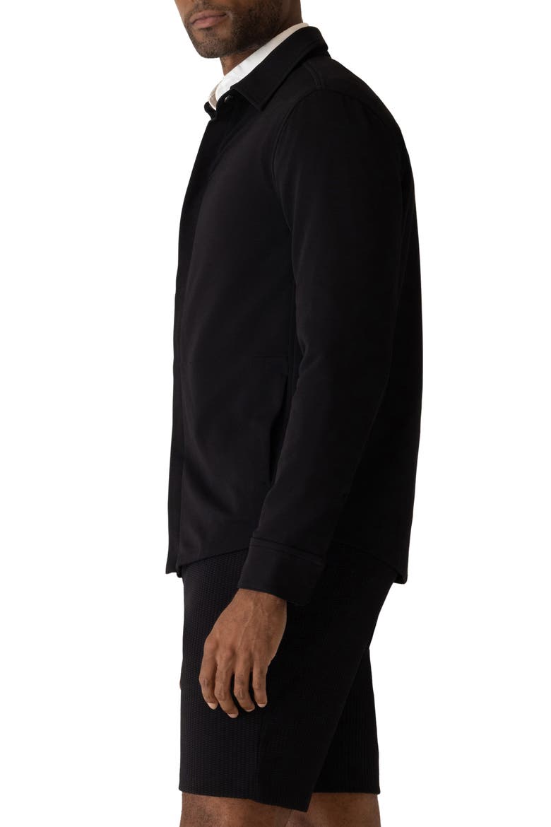 Getaway Shirt Jacket, Alternate, color, BLACK