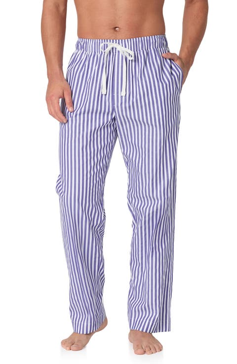Stripe Cotton Pajama Pants