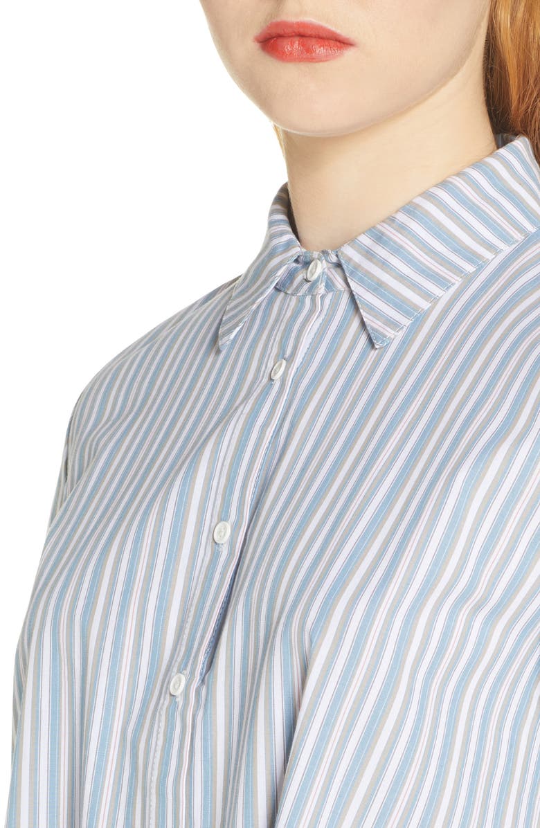 BB Dakota by Steve Madden BB Dakota Stripe A Personality Shirtdress, Alternate, color, 